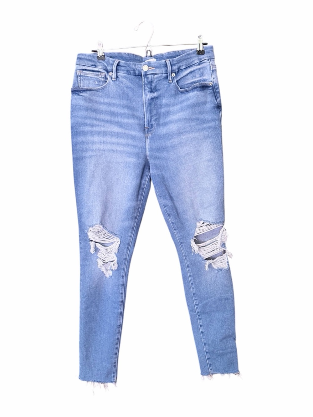 Good American Distressed Skinny Jeans